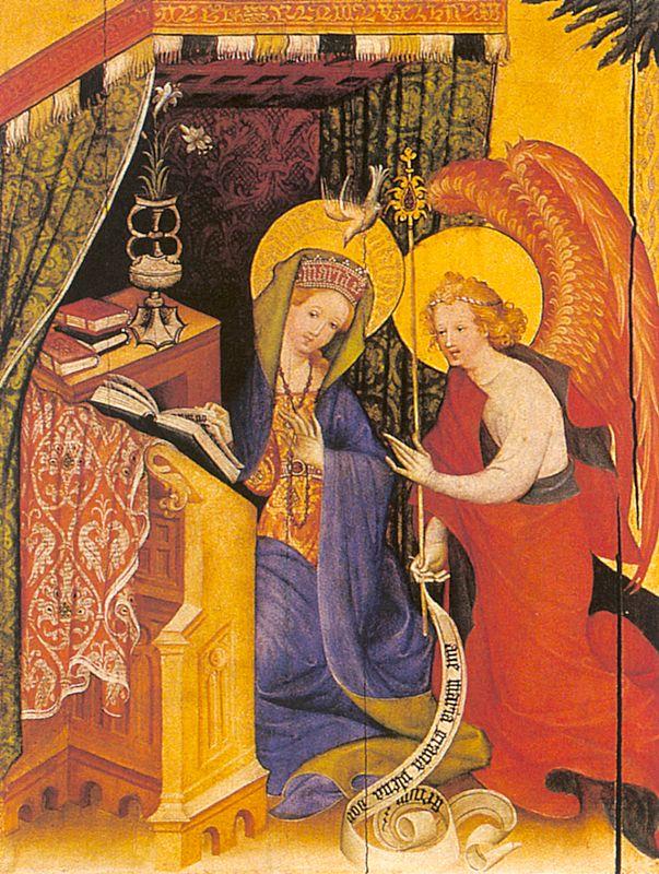 Konrad of Soest Annunciation oil painting image